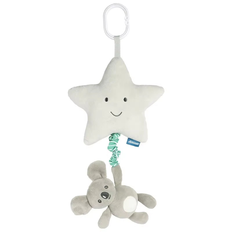 Baby Toys 0 12 Months Plush Animals Rattles for Baby Portable Hanging Crib Car Seat Stroller Toys Sensory Toys for Newborn Gifts