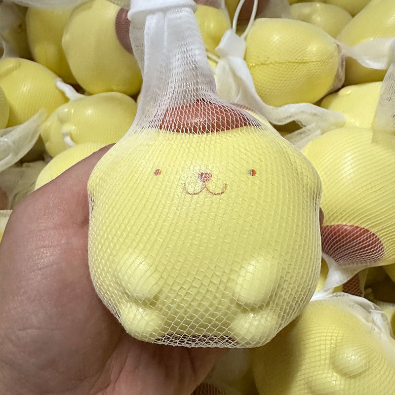 Netbag Egg Boy Party Pinch Music Stress Relief Toy Slow Rebound Ventilatory Artifact Cartoon Stress Relief Student Small Gift Item