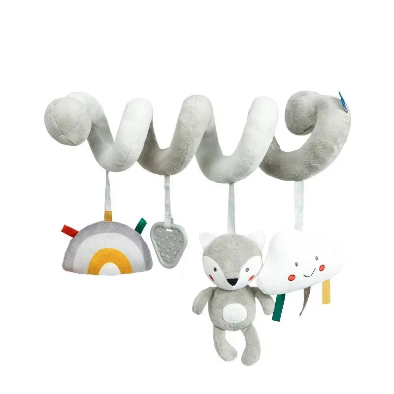 Baby Toys 0 12 Months Plush Animals Rattles for Baby Portable Hanging Crib Car Seat Stroller Toys Sensory Toys for Newborn Gifts