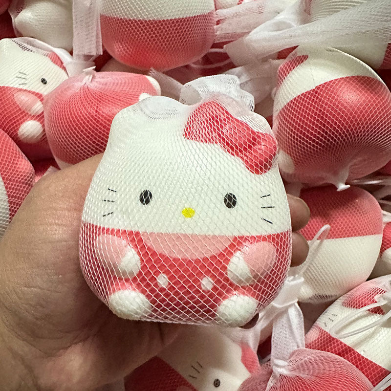 Netbag Egg Boy Party Pinch Music Stress Relief Toy Slow Rebound Ventilatory Artifact Cartoon Stress Relief Student Small Gift Item