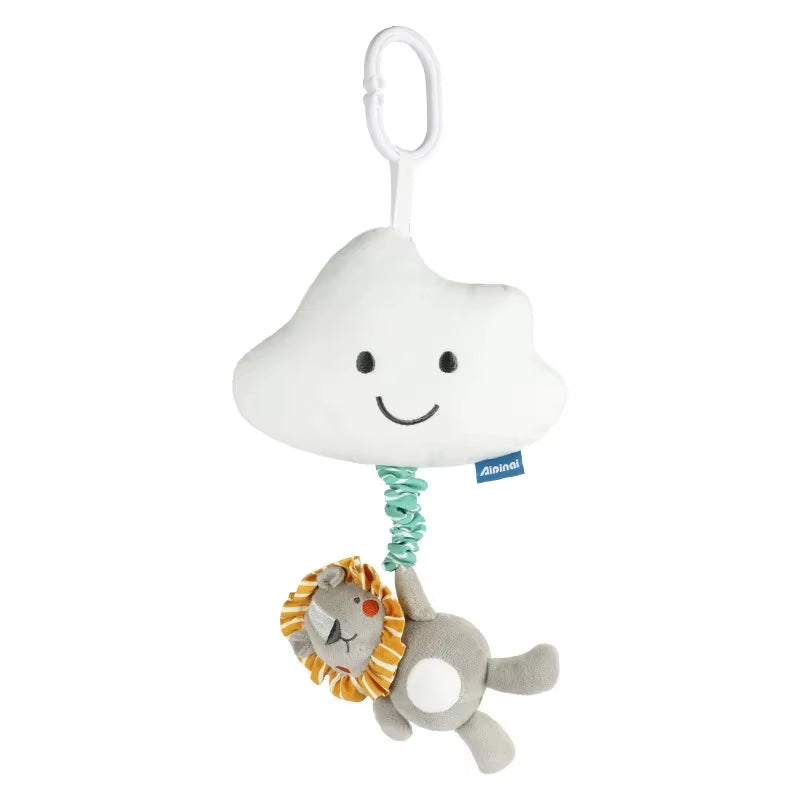 Baby Toys 0 12 Months Plush Animals Rattles for Baby Portable Hanging Crib Car Seat Stroller Toys Sensory Toys for Newborn Gifts