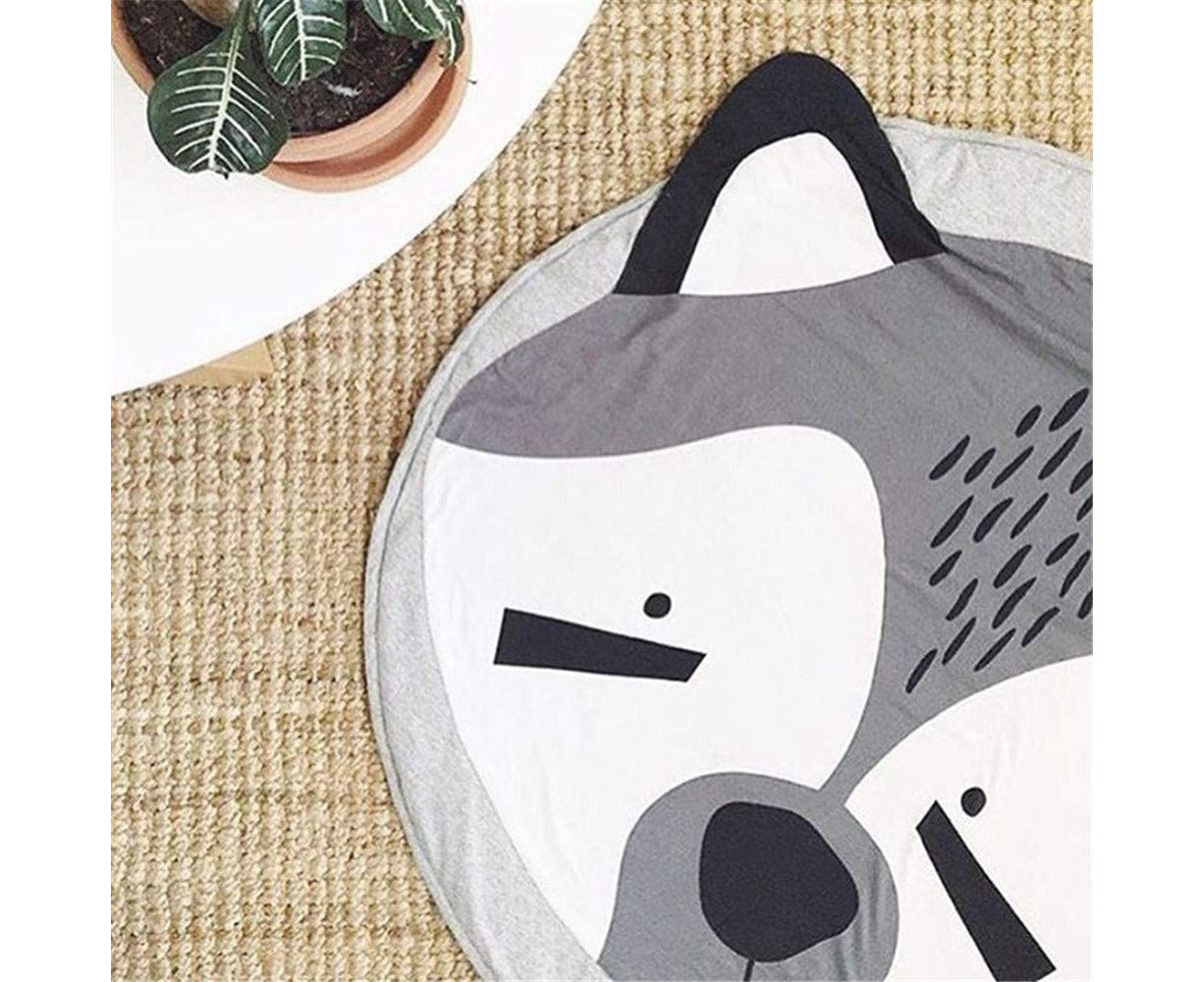 Baby round Play Pad Crawling Mat Crawl Cushion Air-Conditioned Rug