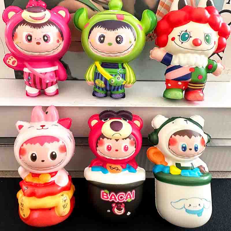 Netbag Egg Boy Party Pinch Music Stress Relief Toy Slow Rebound Ventilatory Artifact Cartoon Stress Relief Student Small Gift Item