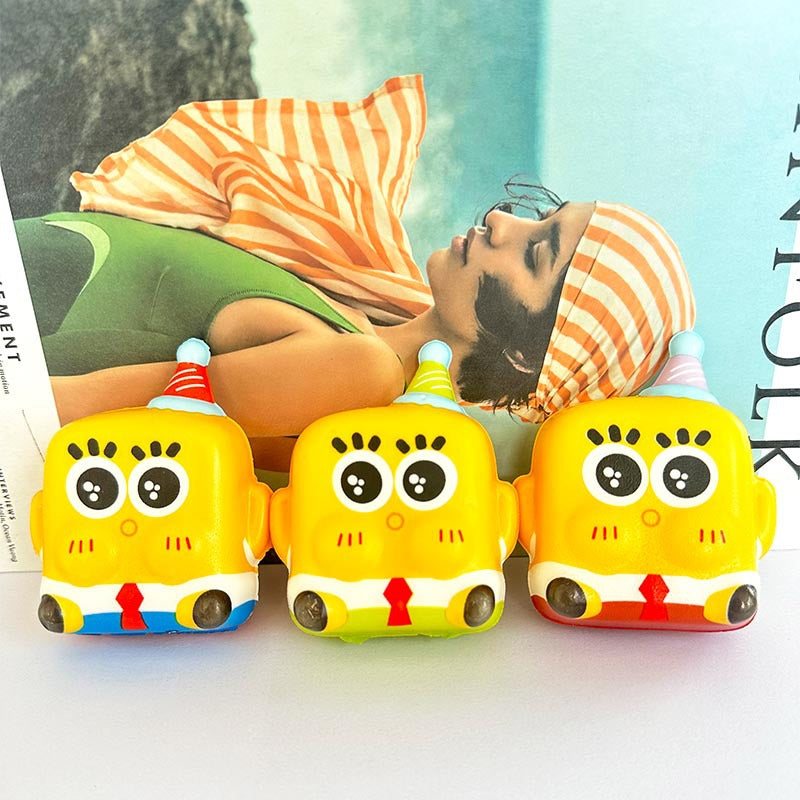 Netbag Egg Boy Party Pinch Music Stress Relief Toy Slow Rebound Ventilatory Artifact Cartoon Stress Relief Student Small Gift Item