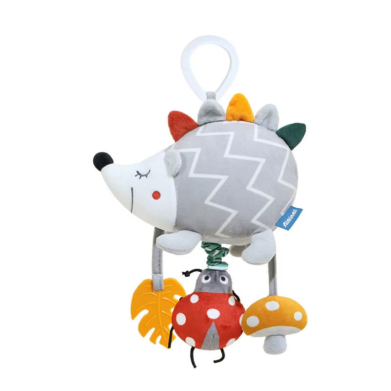 Baby Toys 0 12 Months Plush Animals Rattles for Baby Portable Hanging Crib Car Seat Stroller Toys Sensory Toys for Newborn Gifts