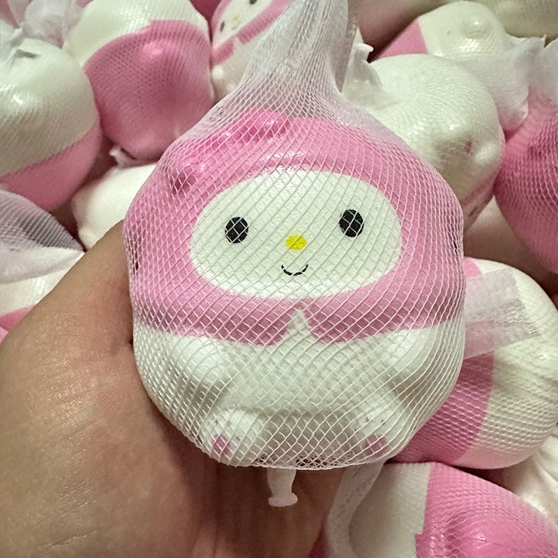 Netbag Egg Boy Party Pinch Music Stress Relief Toy Slow Rebound Ventilatory Artifact Cartoon Stress Relief Student Small Gift Item