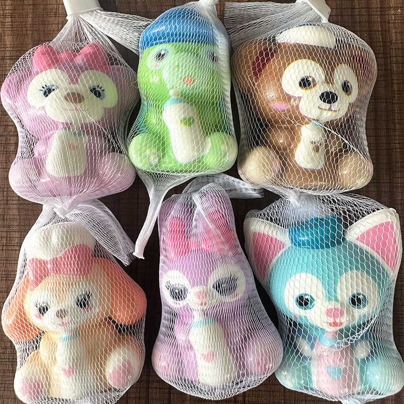 Netbag Egg Boy Party Pinch Music Stress Relief Toy Slow Rebound Ventilatory Artifact Cartoon Stress Relief Student Small Gift Item