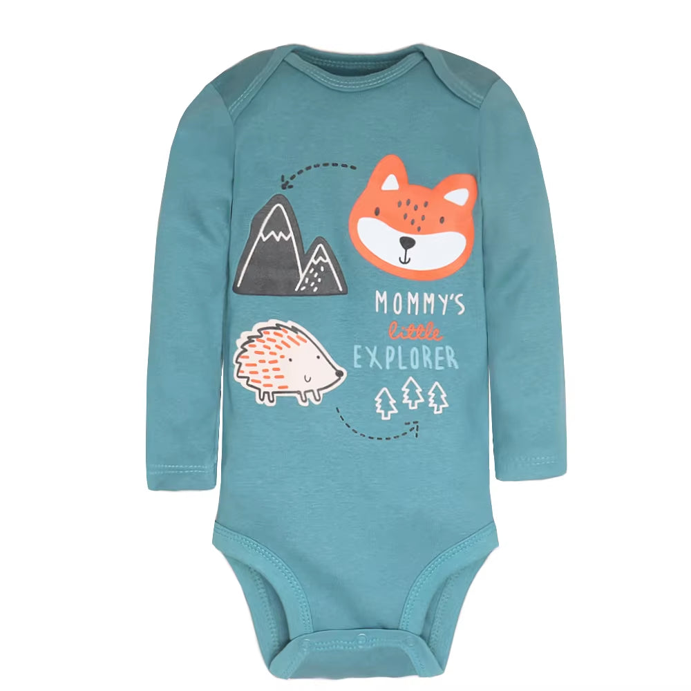 5Pcs/Lot Baby Bodysuits High Quality Uniesx Newborn Baby Clothes 100% Cotton Baby Clothing Set Infant Bebe Baby Boy Girl Clothes