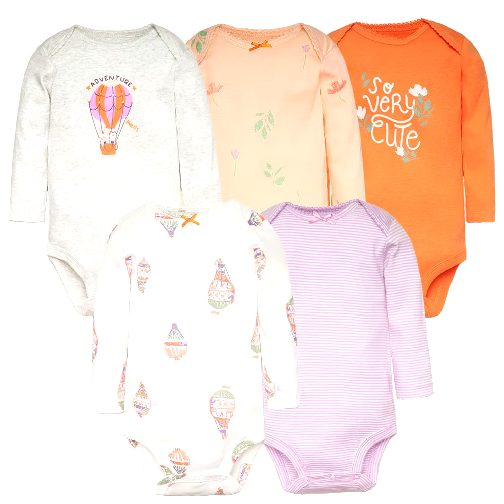 5Pcs/Lot Baby Bodysuits High Quality Uniesx Newborn Baby Clothes 100% Cotton Baby Clothing Set Infant Bebe Baby Boy Girl Clothes
