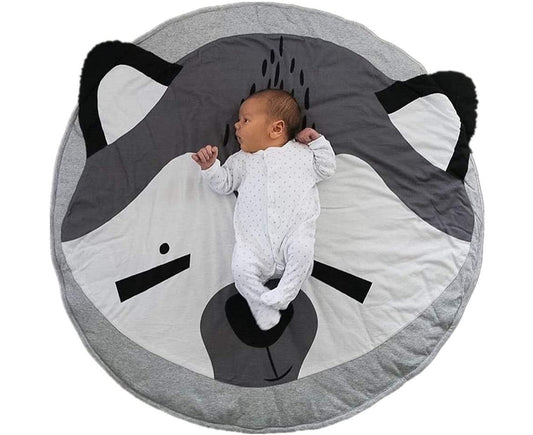 Baby round Play Pad Crawling Mat Crawl Cushion Air-Conditioned Rug