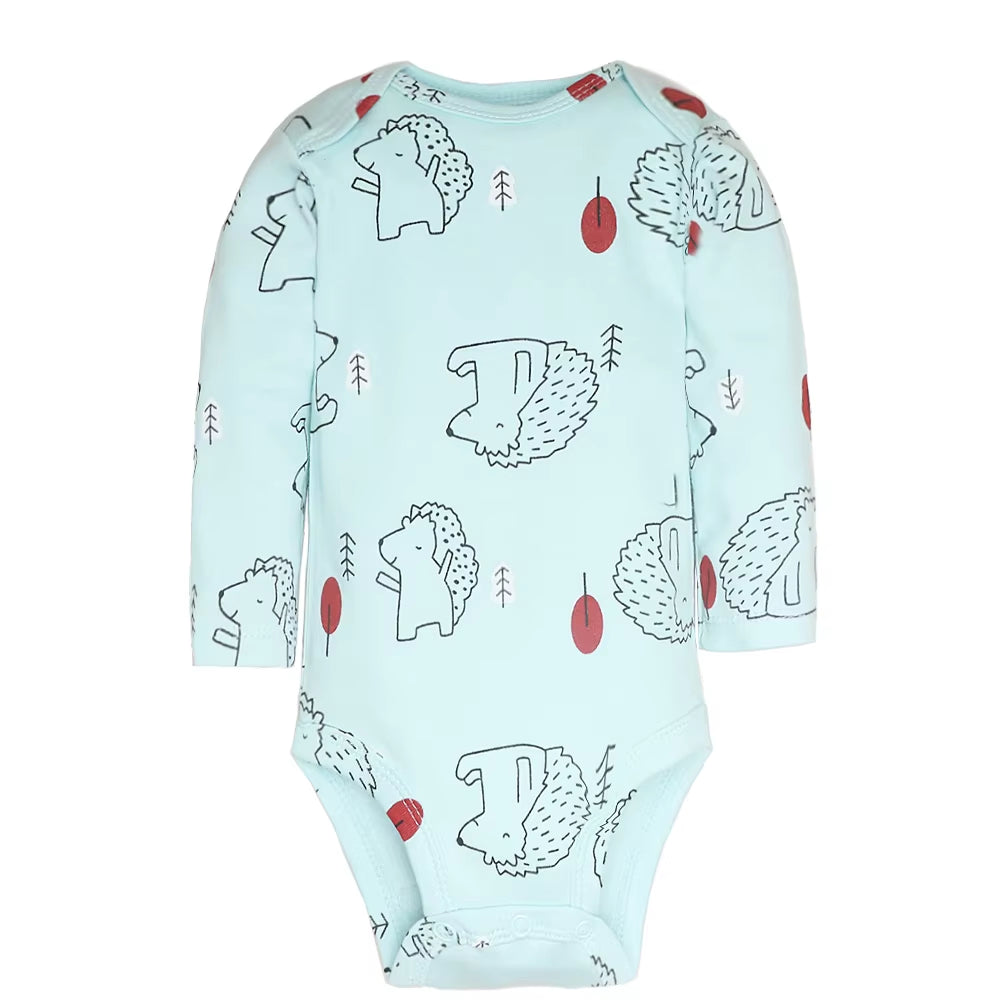 5Pcs/Lot Baby Bodysuits High Quality Uniesx Newborn Baby Clothes 100% Cotton Baby Clothing Set Infant Bebe Baby Boy Girl Clothes