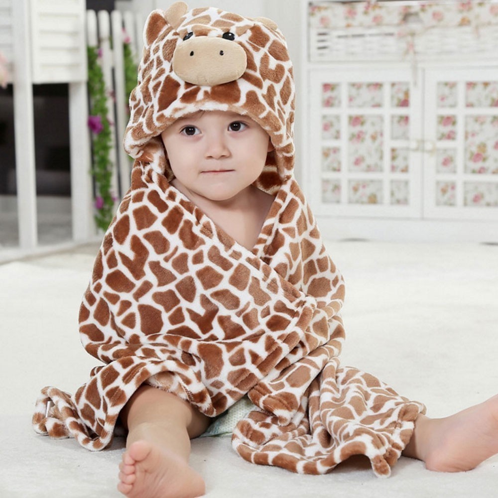 Charming Animal Baby Bath Towels