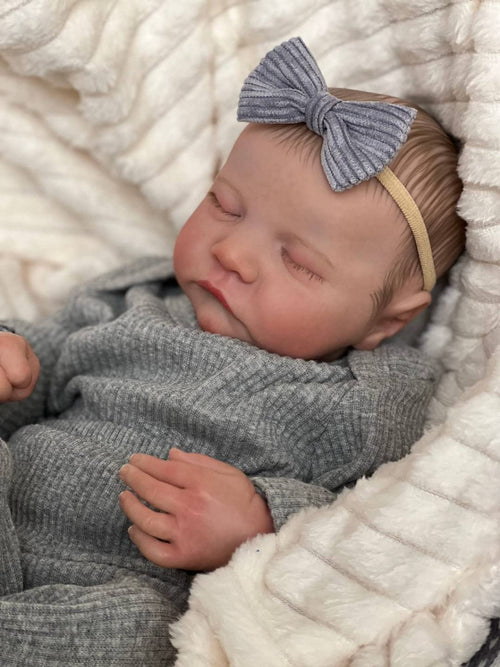 Lullaby 17-Inch Lifelike Newborn Baby Girl Doll