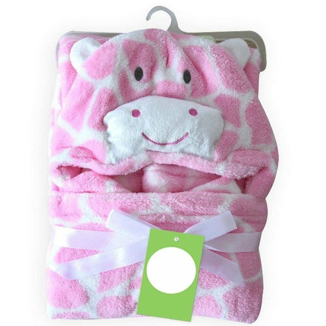 Charming Animal Baby Bath Towels
