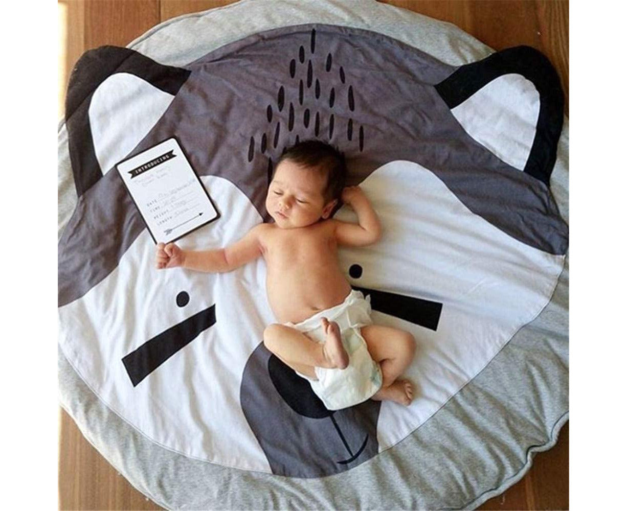 Baby round Play Pad Crawling Mat Crawl Cushion Air-Conditioned Rug