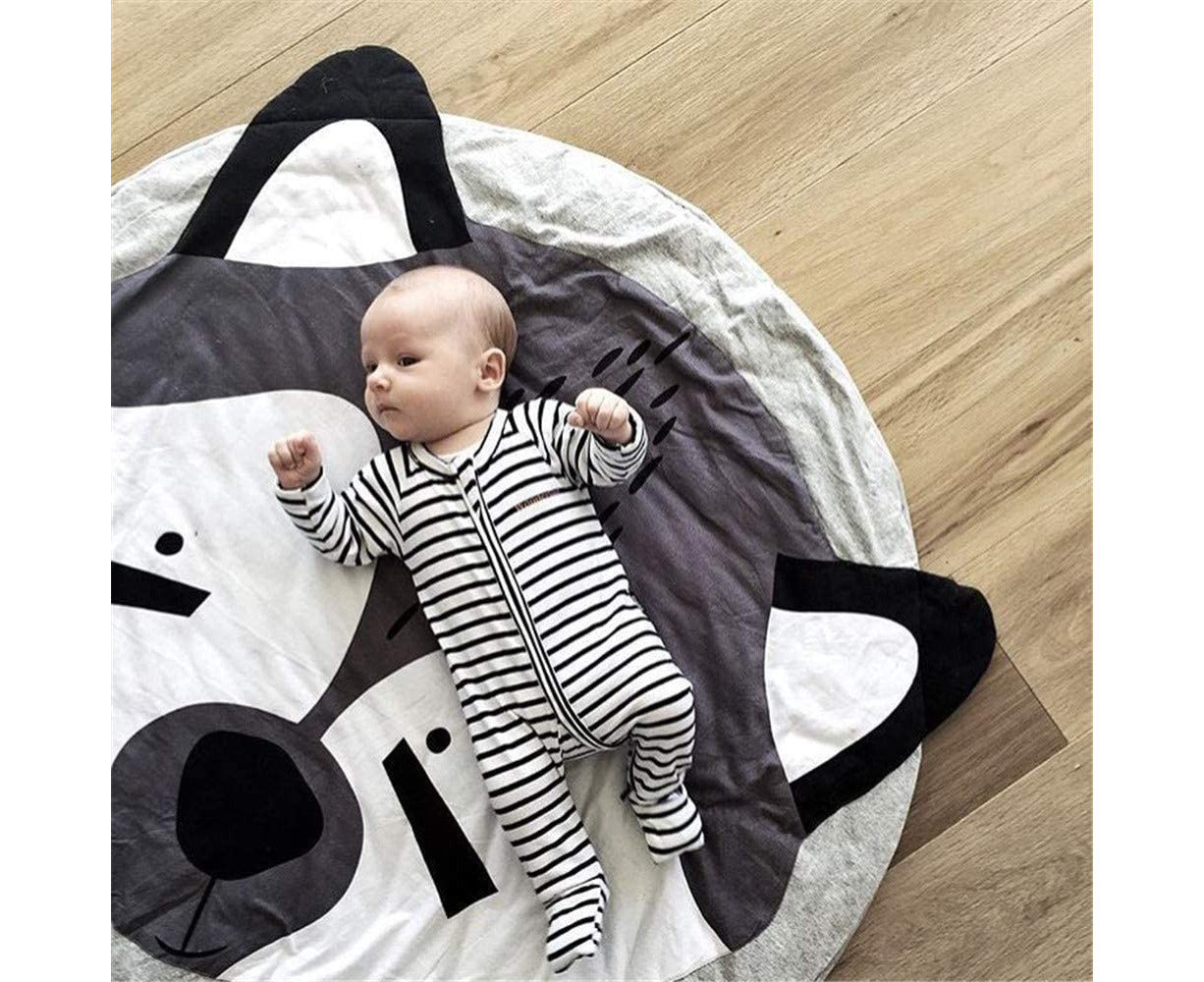Baby round Play Pad Crawling Mat Crawl Cushion Air-Conditioned Rug